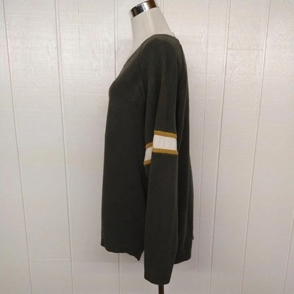 Gorpcore Cabin Outdoorsy Knit Pullover Sonoma Jean‎ Company Green Mens Medium